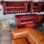 Chesterfield bankstel, Engels met certificaten en levering., Ophalen, Gebruikt