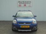 Ford Fiesta 1.4 16V 5DRS CROSSROAD AIRCO NL-AUTO, Auto's, Ford, Metallic lak, Stof, Gebruikt, Zwart