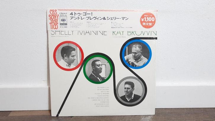 Previn / Ellis / Manne / Brown – 4 To Go! LP, Japan, nr. 2, Cd's en Dvd's, Vinyl | Jazz en Blues, Gebruikt, Jazz, 1960 tot 1980