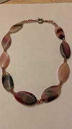 Ketting met Agaath 54 cm lang, Ophalen of Verzenden, Ketting, Met edelsteen