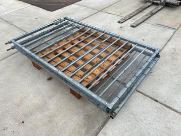 Heras poort 125cm hoog 400cm doorgang beschikbaar voor biedingen