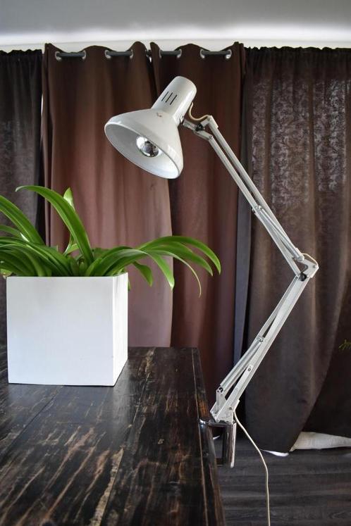 LEDU Sweden retro lamp Scandinavisch industriële ontwerp, Huis en Inrichting, Lampen | Tafellampen, Gebruikt, 75 cm of meer, Metaal