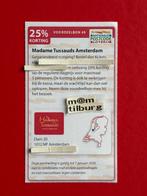Voordeelbon 49 Madame Tussauds Amsterdam 25% korting, Tickets en Kaartjes, Drie personen of meer, Kortingskaart