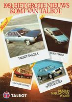 Folder Talbot modellen (1981), Boeken, Auto's | Folders en Tijdschriften, Gelezen, Overige merken, Verzenden