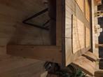 Eettafel steigerhout, Huis en Inrichting, Ophalen, 100 tot 150 cm, 50 tot 100 cm, Zo goed als nieuw