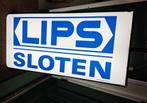 Grote en dubbelzijdige lichtbak reclame Lips Sloten🔐🔑, Gebruikt, Ophalen, Lichtbak of (neon) lamp