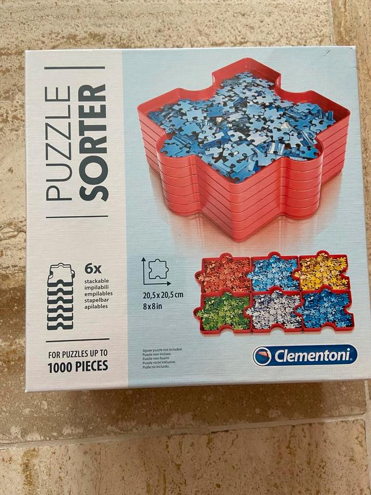 5 x 6 st puzzel sorteerbakjes Clementoni, Hobby en Vrije tijd, Denksport en Puzzels, Nieuw, Ophalen of Verzenden