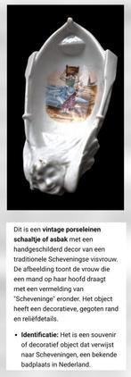 Antiek engelen bootje uit Scheveningen zeer oud, Antiek en Kunst, Antiek | Porselein, Ophalen of Verzenden