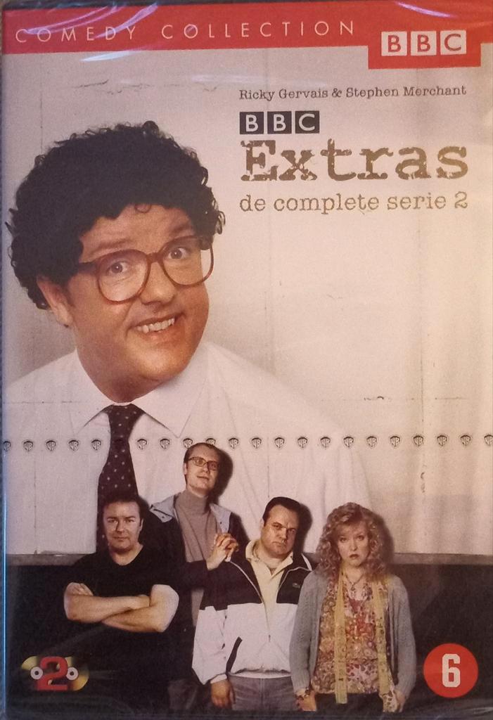 Extras - Complete serie 2 Extras - Complete serie 2, Cd's en Dvd's, Dvd's | Komedie, Nieuw in verpakking, Alle leeftijden, Ophalen of Verzenden