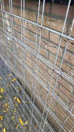 2.x trellisscherm / gaaspaneel gegalvaniseerd, Tuin en Terras, Gaas en Draad, Ophalen, Gebruikt, Minder dan 10 meter, Raster