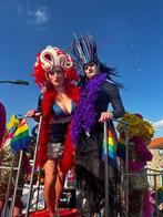 Drag queen pakken (volwassenen), Ophalen, Gedragen