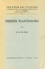Drentse plaatsnamen (vrij zeldzaam boek), Ophalen of Verzenden, Gelezen