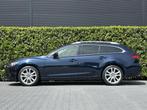 Mazda 6 Sportbreak 2.5 GT-M 192PK AUTOMAAT, NAVI, ECC-AIRCO,, Stof, Gebruikt, Zwart, Onderhoudsboekje