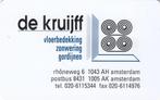 Telefoonkaart CRE179 de Kruijff ongebruikt, Verzamelen, Verzenden, Nederland