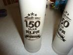 2 alfa bekers bierpullen ? 150 jaar, Antiek en Kunst, Ophalen of Verzenden