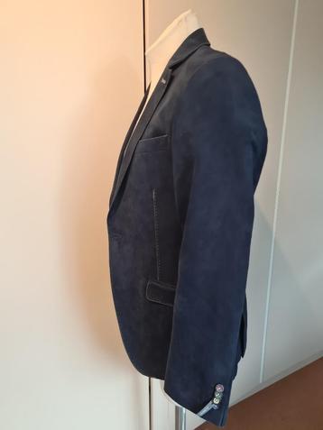 Nieuw ,Scotland Blue, 48, Drk blue suede achtig , sportief  beschikbaar voor biedingen