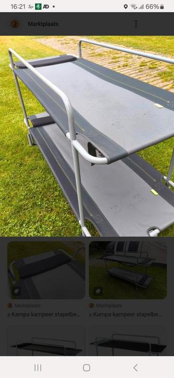 Kampa Kampeer Stapelbed - Zo Goed Als Nieuw beschikbaar voor biedingen