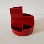 cherry rood retro pennenbakje  pennenbak, Verzamelen, Retro, Ophalen of Verzenden, Huis en Inrichting