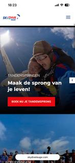 Skydive Teuge Tandem - Voucher, Eén persoon, Cadeaubon