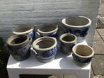 Antieke Keulse potten 7 stuks, Ophalen