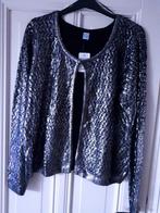 VEST NIEUW MAAT XXL KLEUR ZWART ZILVER, Ophalen of Verzenden, Nieuw, Maat 46/48 (XL) of groter, Zwart