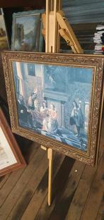 Mooie lijst met een leuke plaat erin ., Huis en Inrichting, Ophalen of Verzenden, 50 tot 75 cm, Schilderij, 50 tot 75 cm
