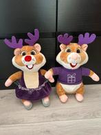 AH hamster knuffels kerst rendier meisje en jongen, Ophalen of Verzenden, Zo goed als nieuw, Overige typen