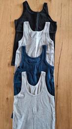 Als Nieuw! 4 onderhemden - hemden jongen 164, Ten Cate &Hema, Kinderen en Baby's, Kinderkleding | Maat 164, Nacht- of Onderkleding