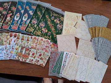 Heel veel kerst stickers kaarten maken of kadootje versieren beschikbaar voor biedingen
