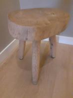 Plantentafeltje bijzettafeltje oud, Ophalen, Minder dan 45 cm, Minder dan 55 cm, Rond