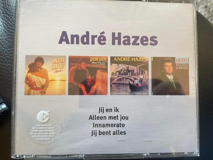 ANDRE HAZES 4 CD JIJ EN IK ALLEEN MET JOU INNAMORATO JIJ BEN, Cd's en Dvd's, Cd's | Nederlandstalig, Zo goed als nieuw, Levenslied of Smartlap