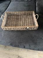 Rivièra maison dienblad rieten mand, Ophalen of Verzenden, Zo goed als nieuw, Rechthoekig, Hout