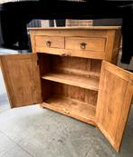 antiek eiken dressoir of zijkast met 2 lades en 2 deuren, Huis en Inrichting, Kasten | Overige, Ophalen of Verzenden