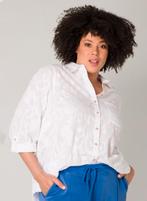 Witte katoenen blouse Jet van Yesta Maat 48 (1), Kleding | Dames, Blouses en Tunieken, Nieuw, Ophalen of Verzenden, Wit, Maat 46/48 (XL) of groter