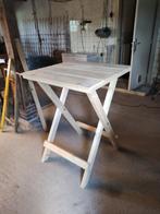 Houten inklapbare hangtafel statafel 5 stuks, €50/stuk, Huis en Inrichting, Ophalen, Zo goed als nieuw