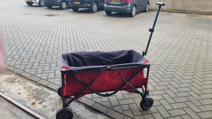 Opvouwbare bolderkar, Caravans en Kamperen, Bolderkarren, Gebruikt, Opvouwbaar, Ophalen