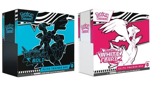 White Flare, Black Bolt Pre-order ETB 1 setje over, Hobby en Vrije tijd, Verzamelkaartspellen | Pokémon, Nieuw, Ophalen of Verzenden