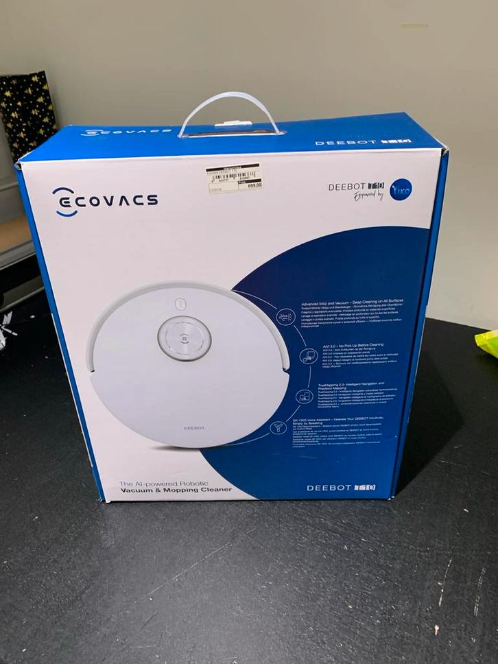 Ecovacs Deebot T10 Robotstofzuiger, Witgoed en Apparatuur, Stofzuigers, Zo goed als nieuw, Robotstofzuiger, Minder dan 1200 watt