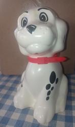 Dalmatiër Rabobank spaarpot met rode riem., Ophalen of Verzenden, Gebruikt, Kunststof, Strip- of Tekenfilmfiguur