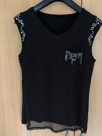 Zwart topje Airfield, Maat 38/40 (M), Verzenden, Zwart, Zo goed als nieuw