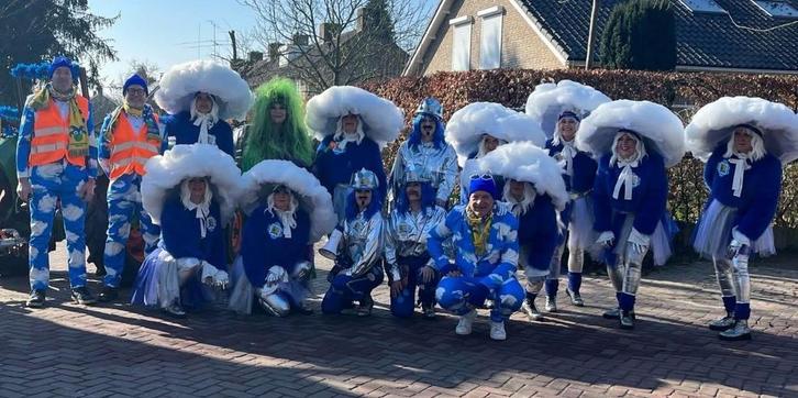 Carnavalskleding Loopgroep 'In de Wolken', Kleding | Dames, Carnavalskleding en Feestkleding, Gedragen, Kleding, Carnaval, Maat 38/40 (M)