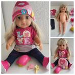 Baby born pop grote Zus met alle toebehoren Babyborn  43 cm, Ophalen of Verzenden, Zo goed als nieuw, Babypop