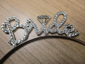 BRIDE DIADEEM met STRASS STEENTJES NIEUW beschikbaar voor biedingen