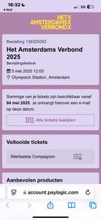 Amsterdam verbond kaartje te koop, Tickets en Kaartjes, Evenementen en Festivals, Eén persoon