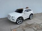 Kinderauto Bentley afstandbediening Bentayga metallic wit, Kinderen en Baby's, Speelgoed | Buiten | Accuvoertuigen, Ophalen, Zo goed als nieuw