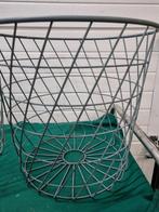 Draadmanden metaal grijs twee stuks, Huis en Inrichting, Woonaccessoires | Schalen en Manden, Ophalen of Verzenden
