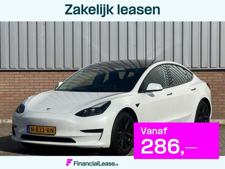 Tesla Model 3 Standard RWD Plus 60 kWh LFP Facelift SOH93%, Auto's, Tesla, Bedrijf, Lease, Financial lease, Model 3, ABS, Airbags