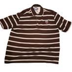 Paul & Shark polo shirt 3XL gestreept bruin   | 67, Kleding | Heren, Bruin, Overige maten, Ophalen of Verzenden, Gedragen