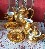 22k Goud gemerkt oud mokka servies set theeservies antiek, Antiek en Kunst, Ophalen of Verzenden