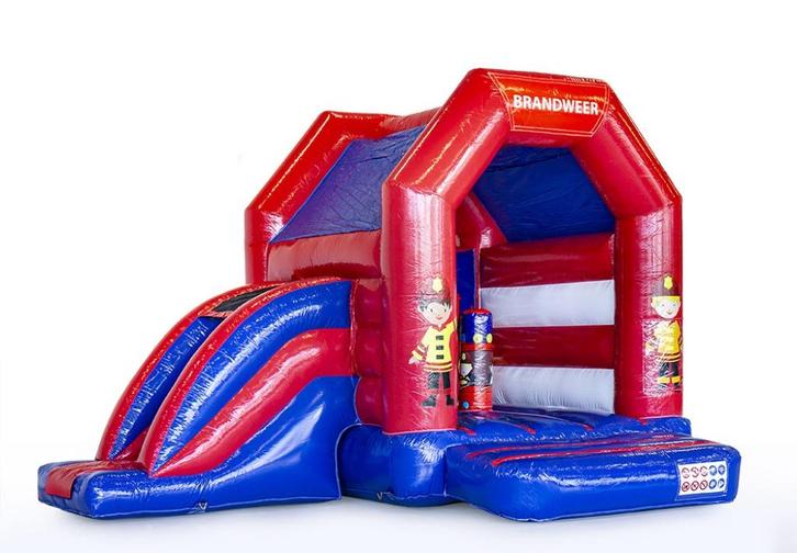 Te koop Springkussen Midi Multifun Brandweer, Hobby en Vrije tijd, Feestartikelen | Verhuur, Nieuw, Overige, Ophalen